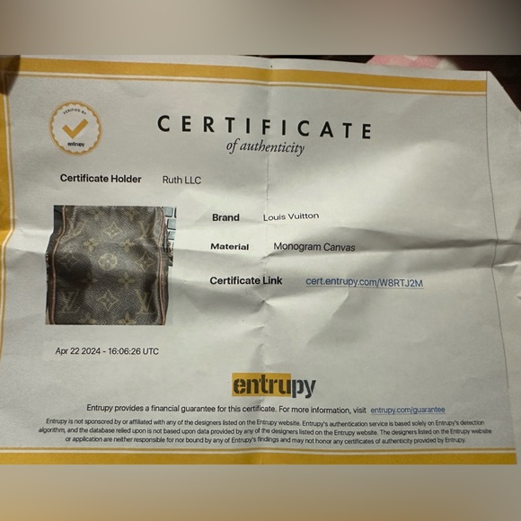 Louis Vuitton Danube Micro Mini Strap Brown Monogram Canvas Cross Body Bag - Picture 7 of 7